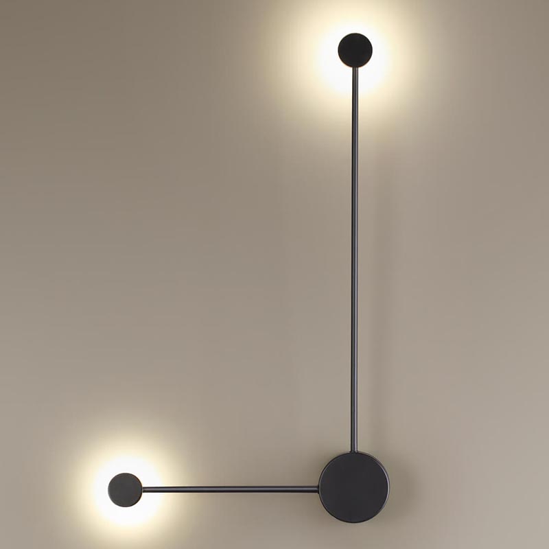 Бра Pin Wall Light Black Angle Черный Бра Pin Wall Light Black Angle Черный в Челябинске | Loft Concept