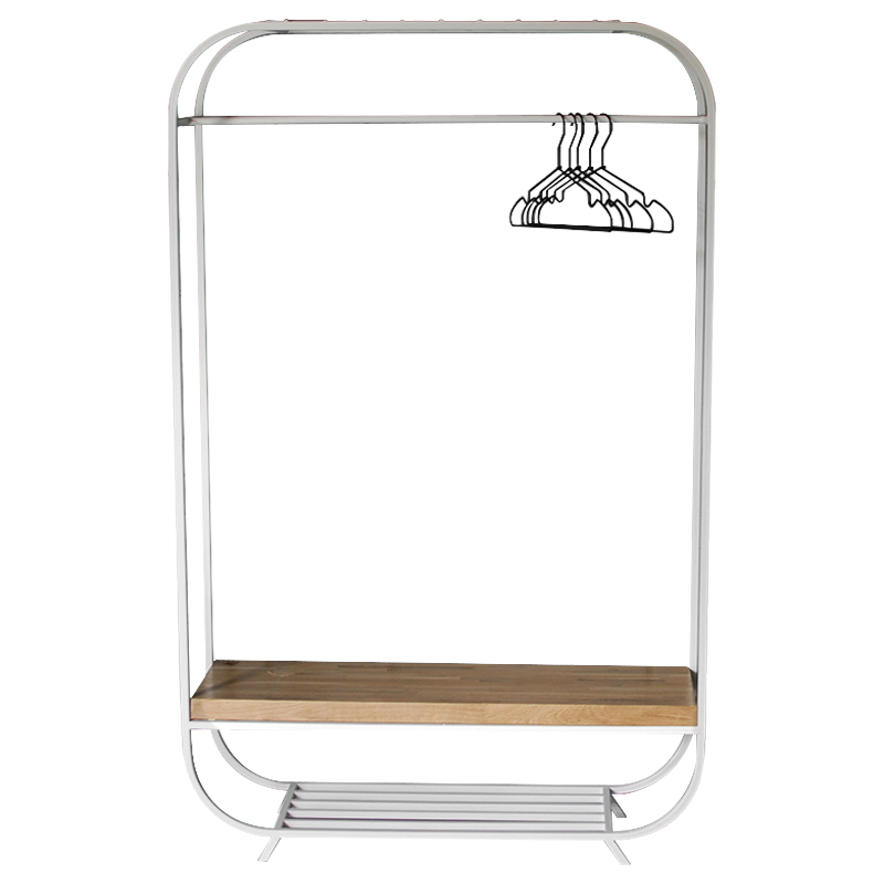 Рейл Lucco Industrial Metal Rust Clothes Rail Древесина Белый Рейл Lucco Industrial Metal Rust Clothes Rail Древесина Белый в Челябинске | Loft Concept
