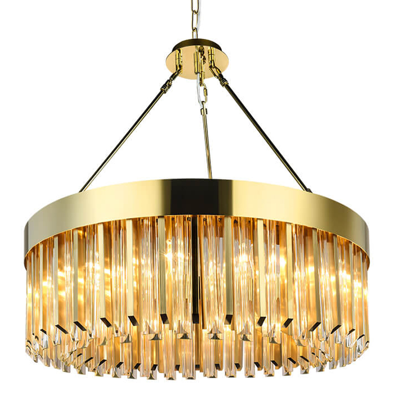 Люстра Zacaria Chandelier 80 Золотой Прозрачный (Transparent) Люстра Zacaria Chandelier 80 Золотой Прозрачный (Transparent) в Челябинске | Loft Concept