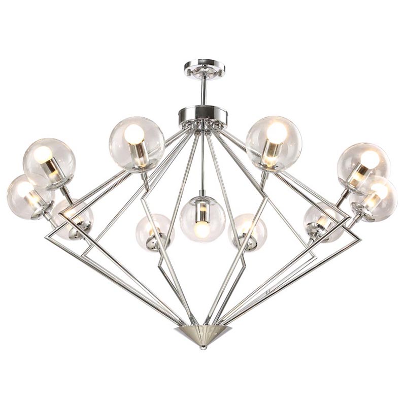 Люстра Liebaud Chandelier 11 lamp Хром Люстра Liebaud Chandelier 11 lamp Хром в Челябинске | Loft Concept