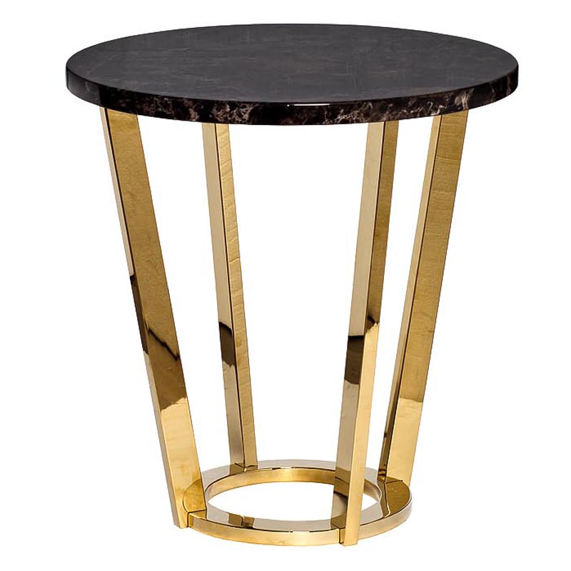 Приставной стол Serker Side Table Золотой Приставной стол Serker Side Table Золотой в Челябинске | Loft Concept