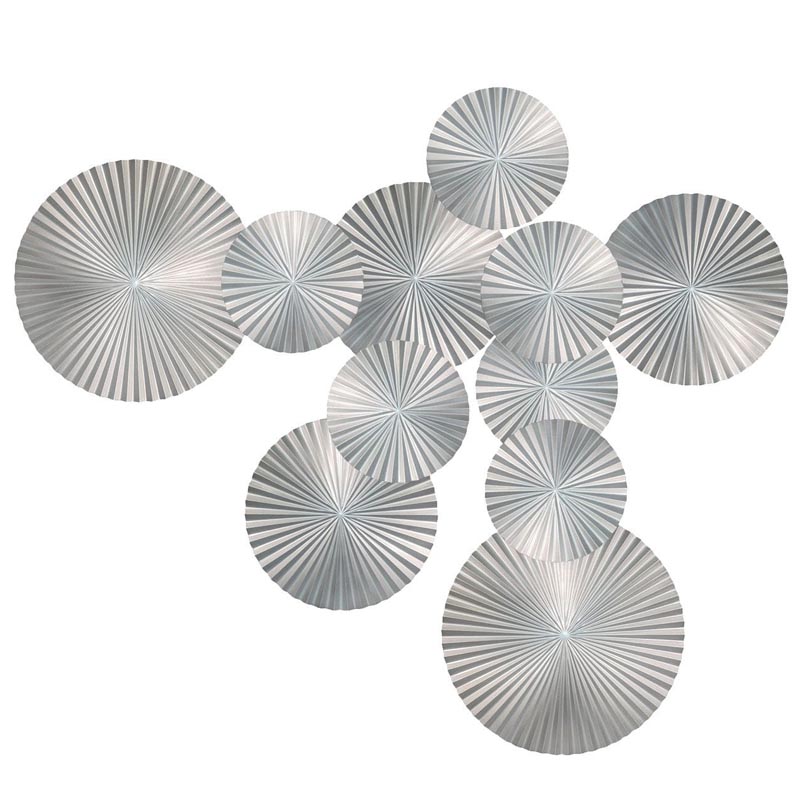 Арт-объект Apollo Silver Wall Plaque Disc 11 Серебряный Арт-объект Apollo Silver Wall Plaque Disc 11 Серебряный в Челябинске | Loft Concept