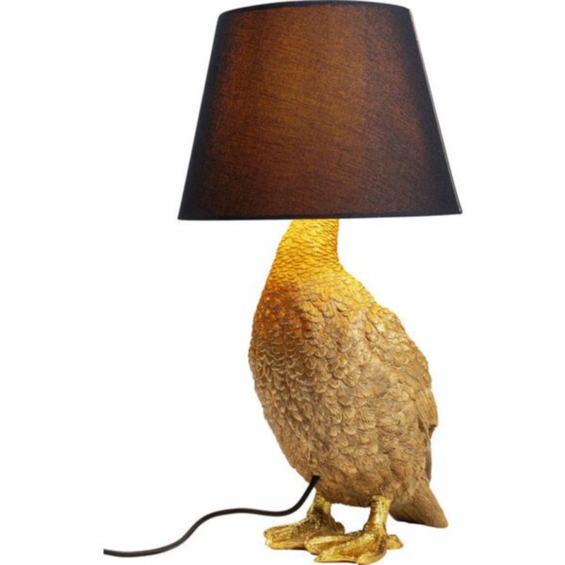 Настольная лампа A bird in ambush Черный Золотой Настольная лампа A bird in ambush Черный Золотой в Челябинске | Loft Concept