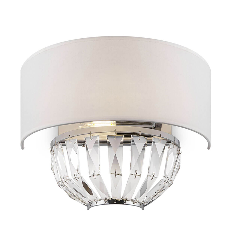 Бра Odarnat Lighting Sconce chrome Белый Хром в Челябинске | Loft Concept 