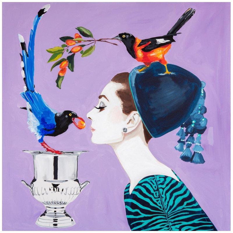Картина Audrey with Birds and Kumquats Мульти Картина Audrey with Birds and Kumquats Мульти в Челябинске | Loft Concept