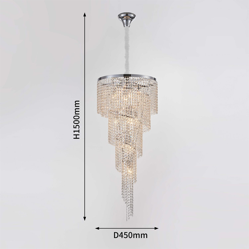 Хрустальная люстра Crystal Art Nickel D45 см Хрустальная люстра Crystal Art Nickel D45 см в Челябинске