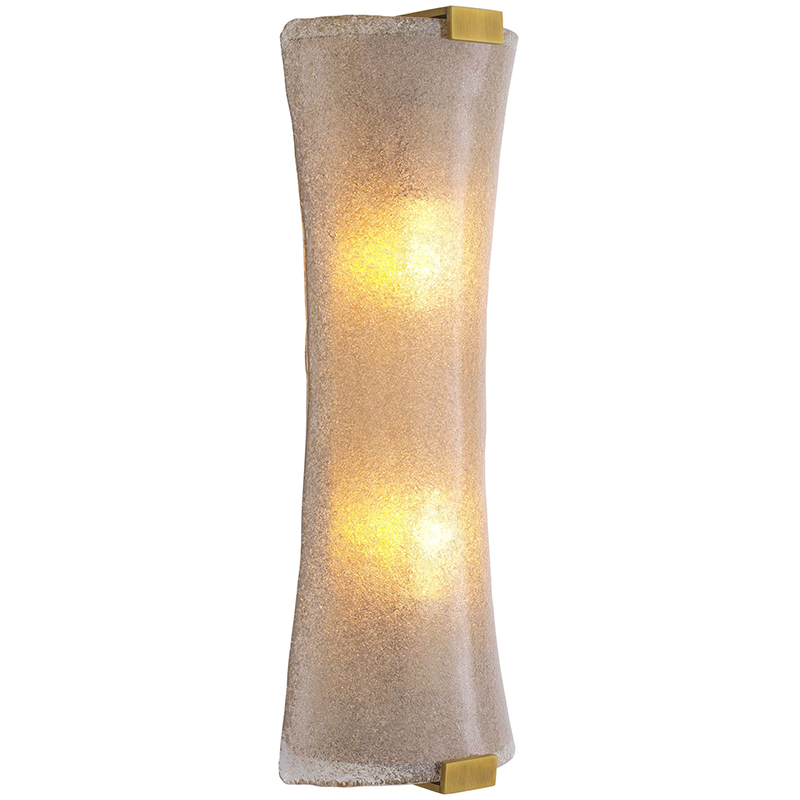 Бра Eichholtz Wall Lamp Bern Латунь Прозрачный Стекло Смок Бра Eichholtz Wall Lamp Bern Латунь Прозрачный Стекло Смок в Челябинске | Loft Concept