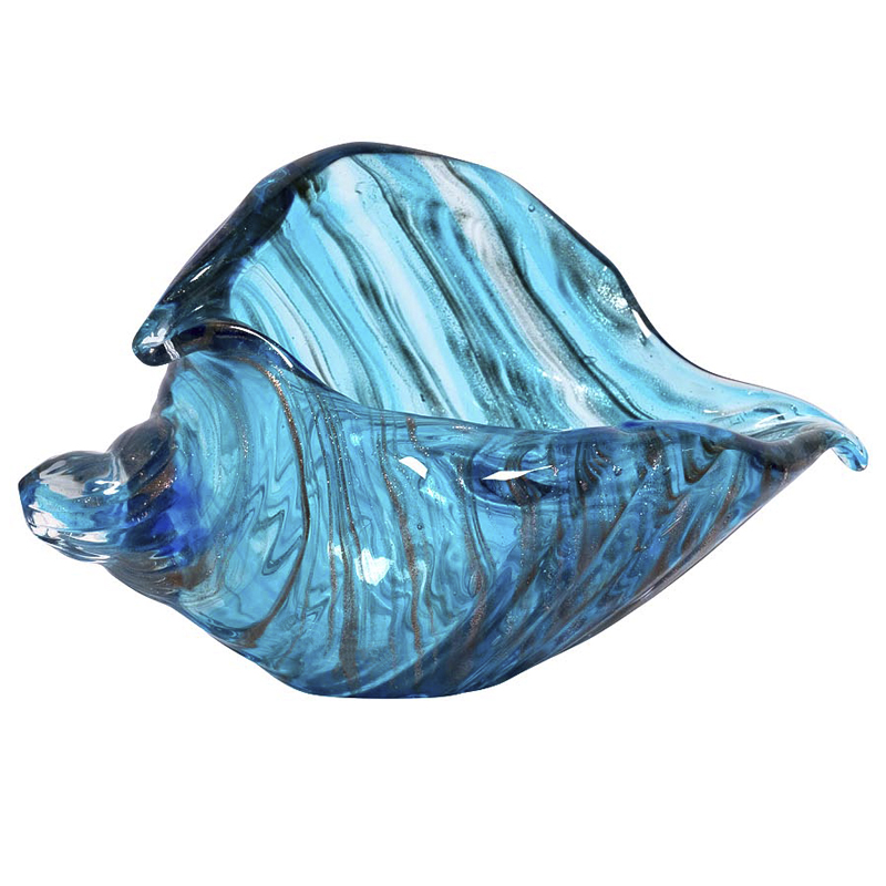 Статуэтка Glass Blue Shell Голубой Статуэтка Glass Blue Shell Голубой в Челябинске | Loft Concept