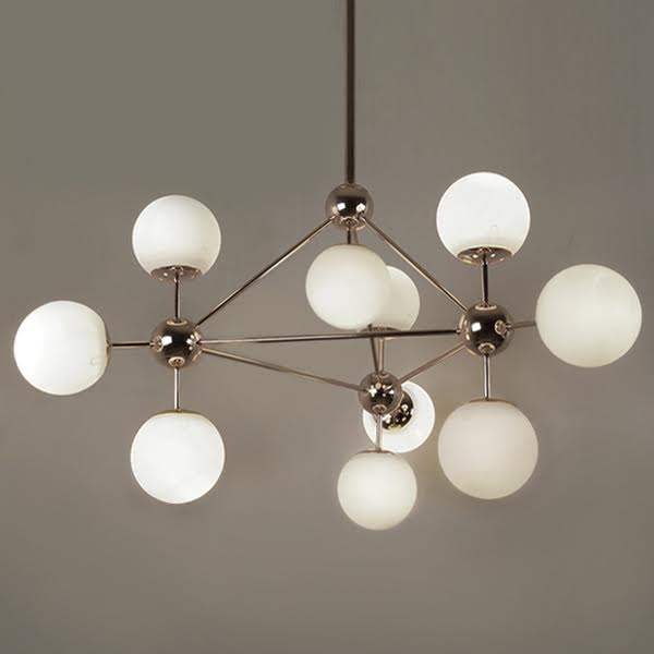 Люстра Modo Chandelier White Glass  в Челябинске | Loft Concept 