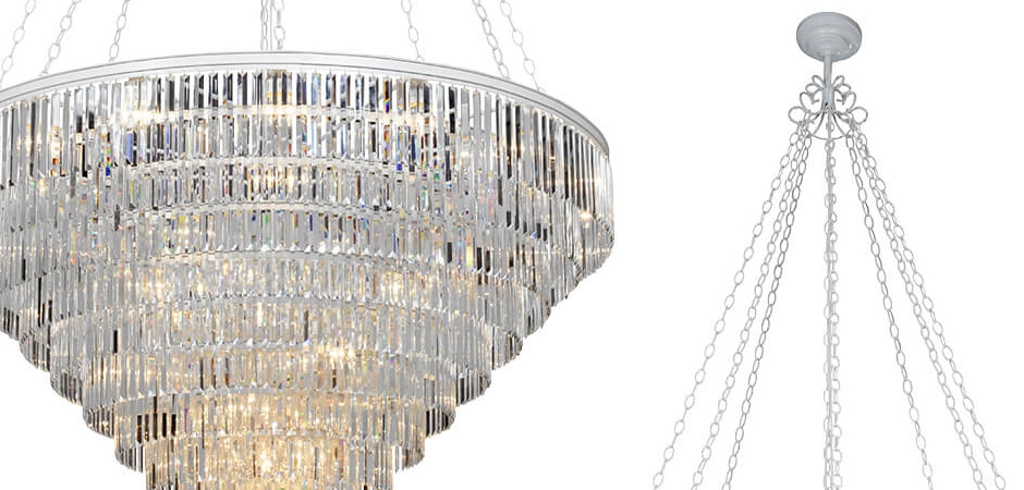 Большая Многоярусная люстра ODEON CLEAR GLASS 11-TIER диаметр 160 см Большая Многоярусная люстра ODEON CLEAR GLASS 11-TIER диаметр 160 см - Loft-Concept в Челябинске