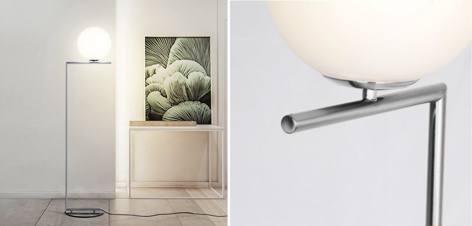 Торшер FLOS IC Lighting Flos Chrome Торшер FLOS IC Lighting Flos Chrome - Loft-Concept в Челябинске