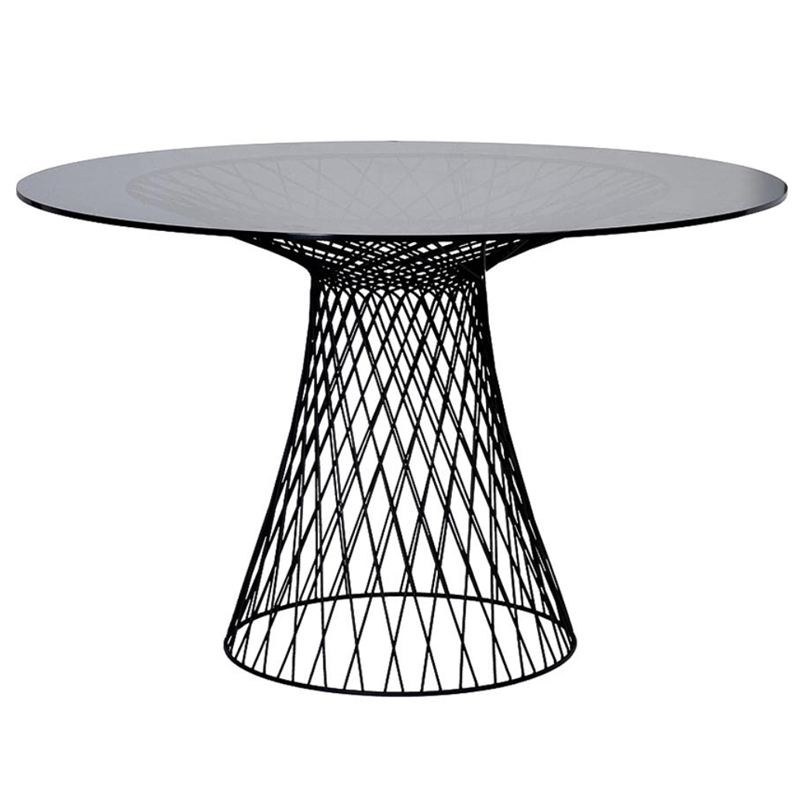 Обеденный стол Black Mesh Черный Обеденный стол Black Mesh Черный в Челябинске | Loft Concept
