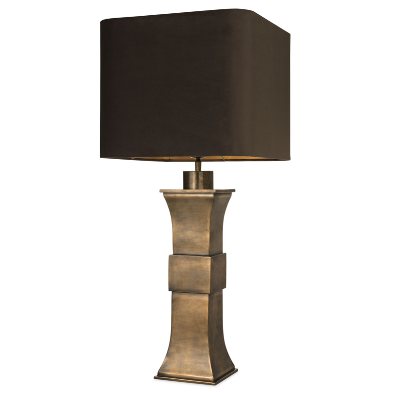 Настольная лампа Eichholtz Table Lamp Avia Латунь Античная полированная Черный Настольная лампа Eichholtz Table Lamp Avia Латунь Античная полированная Черный в Челябинске | Loft Concept