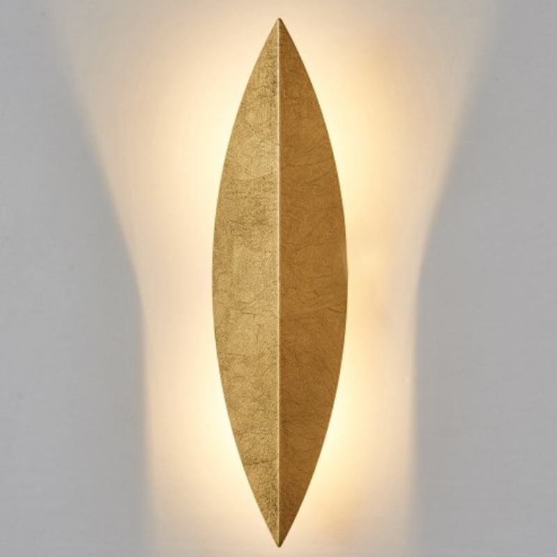 Art Deco Leaf Wall Lamp Gold Золотой Art Deco Leaf Wall Lamp Gold Золотой в Челябинске | Loft Concept