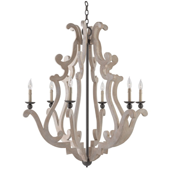 Люстра Durand Chandelier Бежево-серый в Челябинске | Loft Concept 