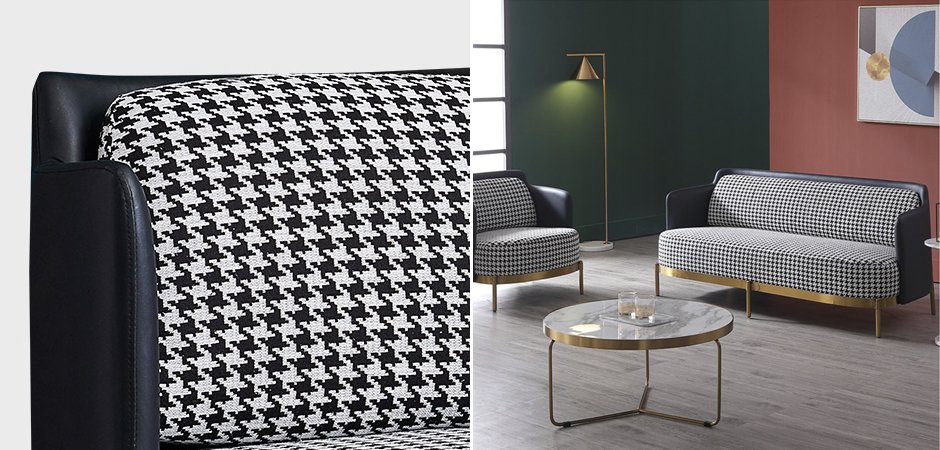 Диван Pied de poule Gray Sofa Диван Pied de poule Gray Sofa - Loft-Concept в Челябинске
