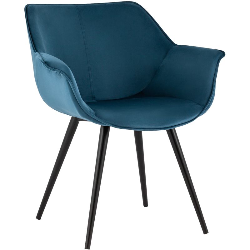 Стул Mason chair Пыльно-Синий Велюр Синий Черный Стул Mason chair Пыльно-Синий Велюр Синий Черный в Челябинске | Loft Concept