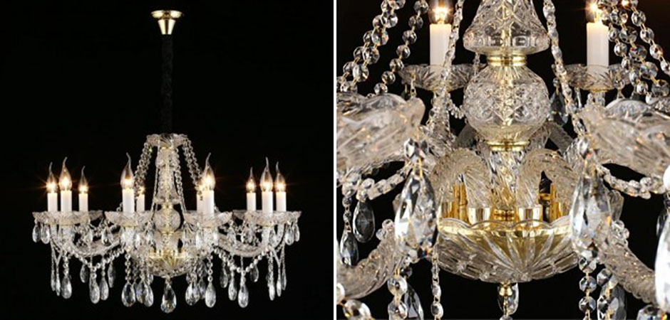 Люстра Crystal Lights Золотая Люстра Crystal Lights Золотая - Loft-Concept в Челябинске