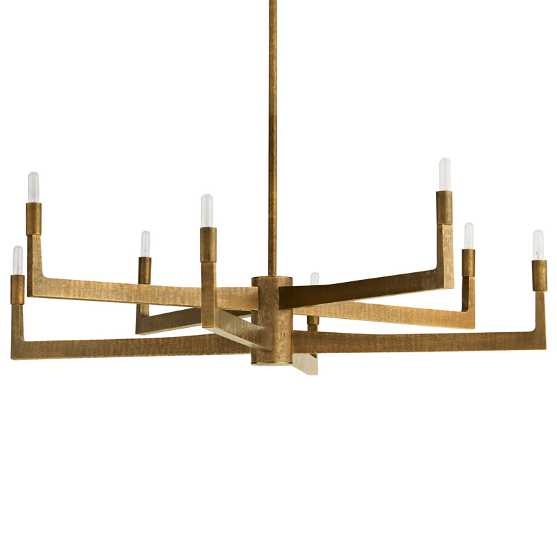 Люстра Arteriors GRIFF CHANDELIER Золотой Латунь в Челябинске | Loft Concept 