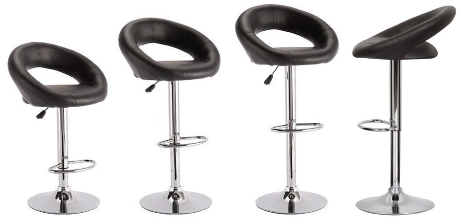 Барный стул Ring black Барный стул Ring black - Loft-Concept в Челябинске