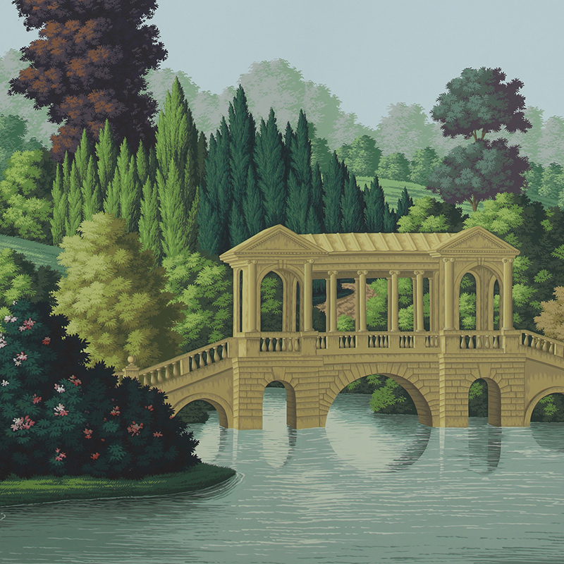 Обои ручная роспись English Landscape Gainsborough on scenic paper Обои ручная роспись English Landscape Gainsborough on scenic paper в Челябинске | Loft Concept