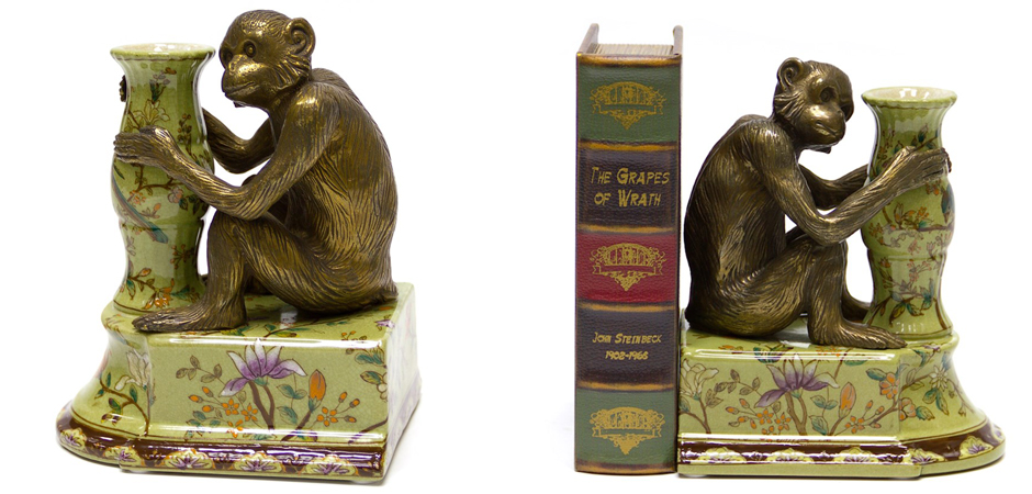 Держатель для книг Bronze Monkeys Держатель для книг Bronze Monkeys - Loft-Concept в Челябинске