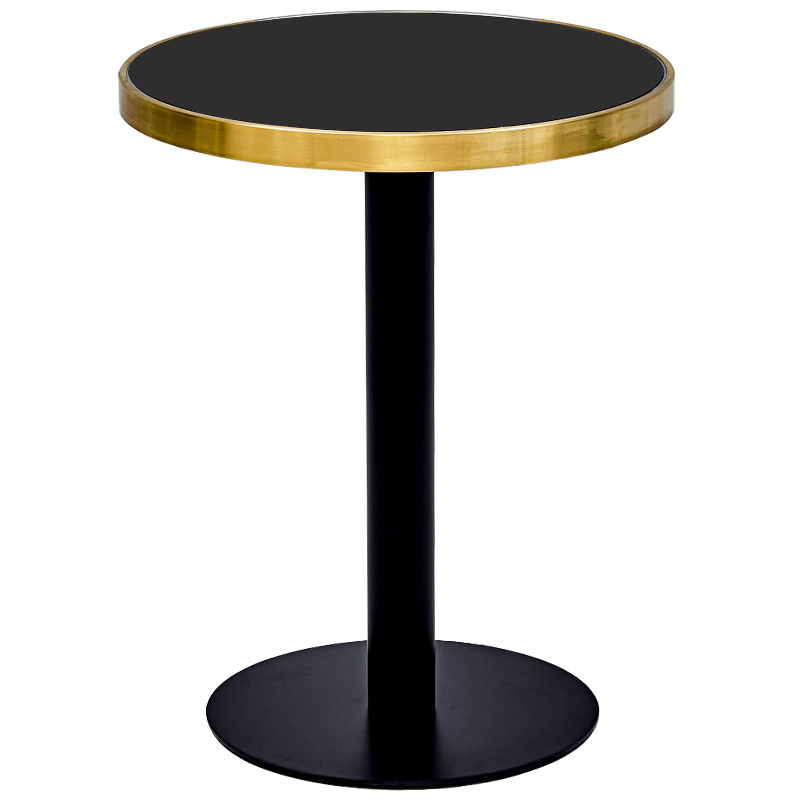 Обеденный стол Tadeo Dinner Table Глянцевое золото Черный Обеденный стол Tadeo Dinner Table Глянцевое золото Черный в Челябинске | Loft Concept