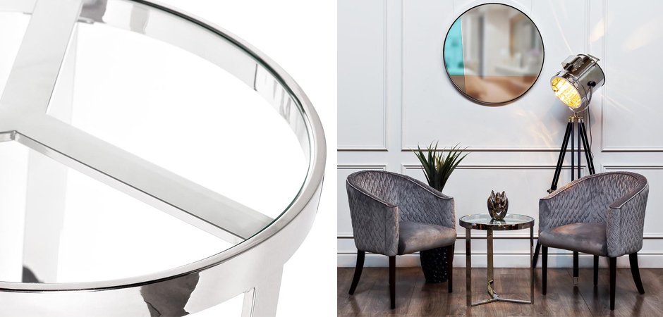 Приставной стол Neoclassic Tee Silver Приставной стол Neoclassic Tee Silver - Loft-Concept в Челябинске