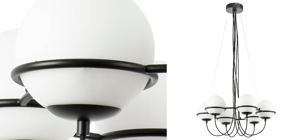 Люстра Melissa Chandelier Black 6 Люстра Melissa Chandelier Black 6 - Loft-Concept в Челябинске