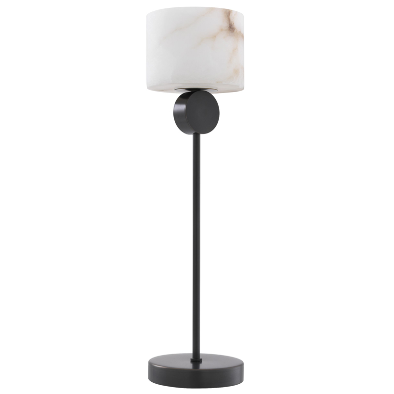 Настольная лампа Eichholtz Table Lamp Etruscan Bronze Темная бронза Белый Настольная лампа Eichholtz Table Lamp Etruscan Bronze Темная бронза Белый в Челябинске | Loft Concept
