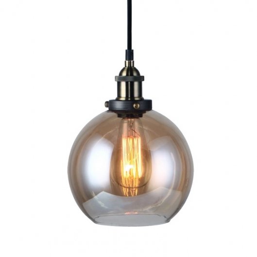 Подвесной светильник Amber Glass Cafe Pendant Янтарь (Amber) Подвесной светильник Amber Glass Cafe Pendant Янтарь (Amber) в Челябинске | Loft Concept
