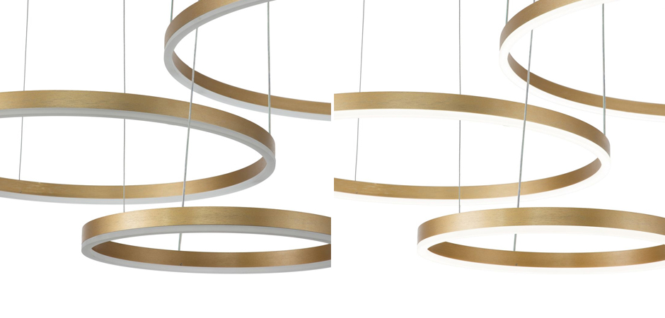 Подвесной светильник Neo Circles Triple Gold Подвесной светильник Neo Circles Triple Gold - Loft-Concept в Челябинске