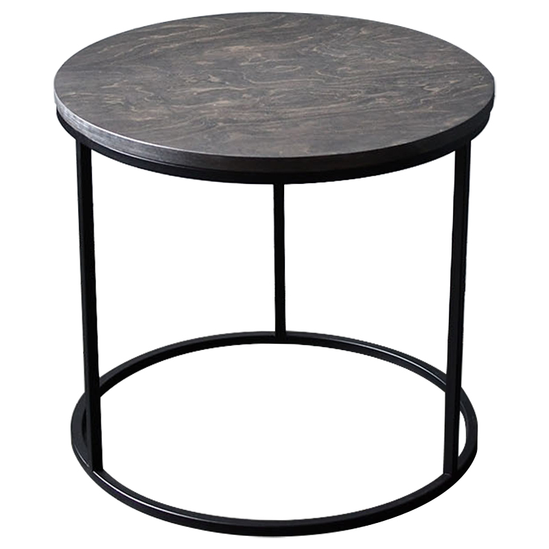 Кофейный стол Reyes Industrial Metal Rust Coffee Table Коричневый Черный Кофейный стол Reyes Industrial Metal Rust Coffee Table Коричневый Черный в Челябинске | Loft Concept