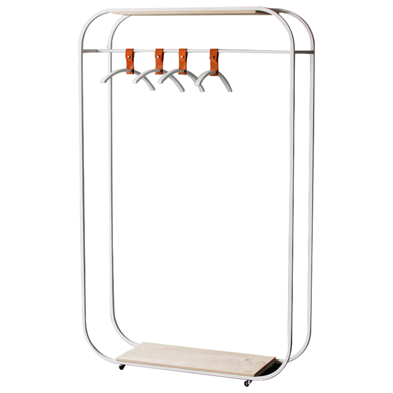Рейл Austen Industrial Metal Rust Clothes Rail Древесина Белый Рейл Austen Industrial Metal Rust Clothes Rail Древесина Белый в Челябинске | Loft Concept