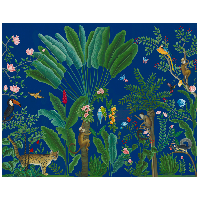 Панно Jungle Animals Мульти Панно Jungle Animals Мульти в Челябинске | Loft Concept