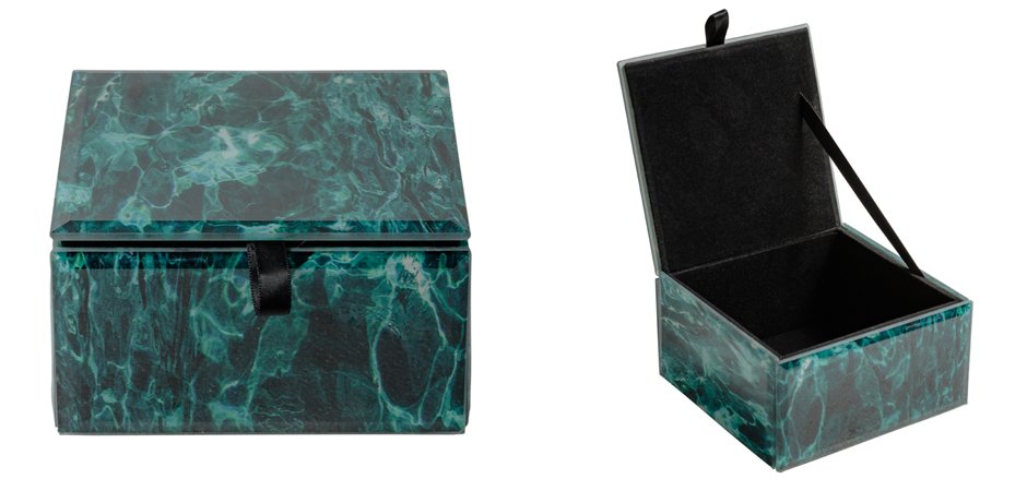 Шкатулка Turquoise Smoke Cube Шкатулка Turquoise Smoke Cube - Loft-Concept в Челябинске