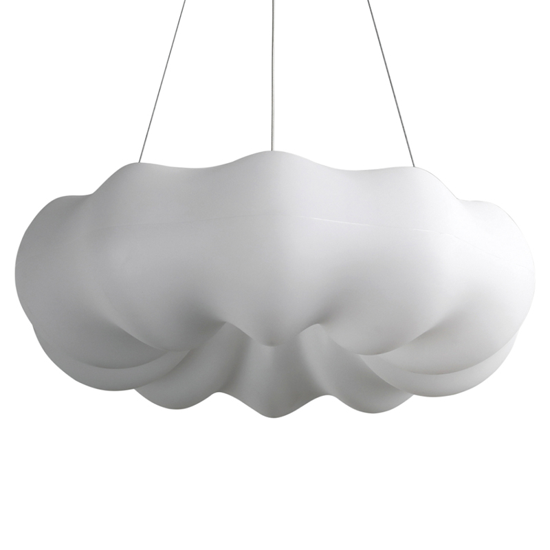 Подвесной светильник светодиодный из стали с пультом Cloudy Light White Белый Подвесной светильник светодиодный из стали с пультом Cloudy Light White Белый в Челябинске | Loft Concept
