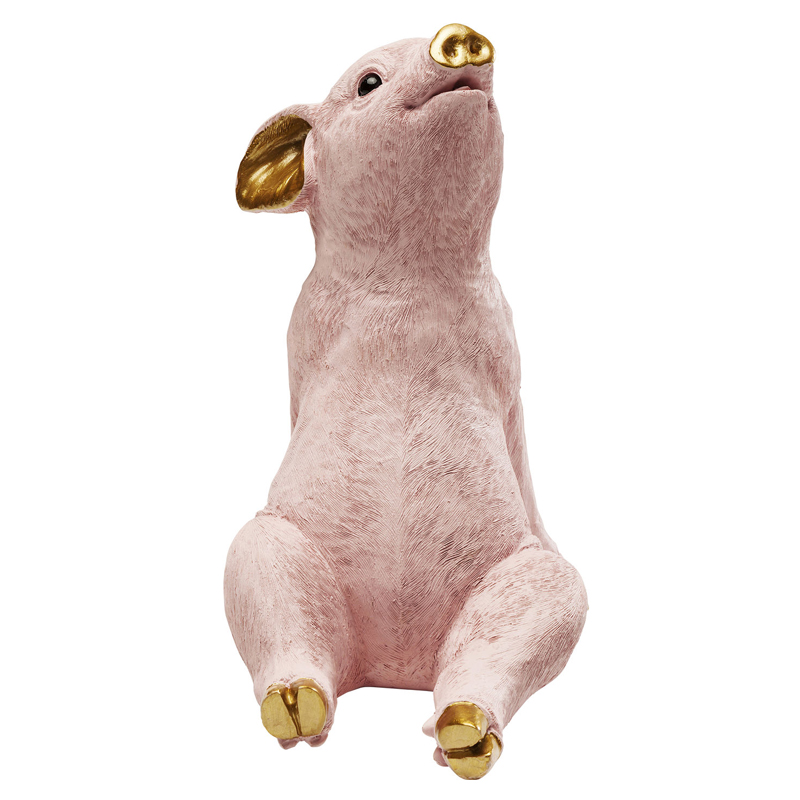 Статуэтка Funny Animals Pig Розовый Золотой Статуэтка Funny Animals Pig Розовый Золотой в Челябинске | Loft Concept
