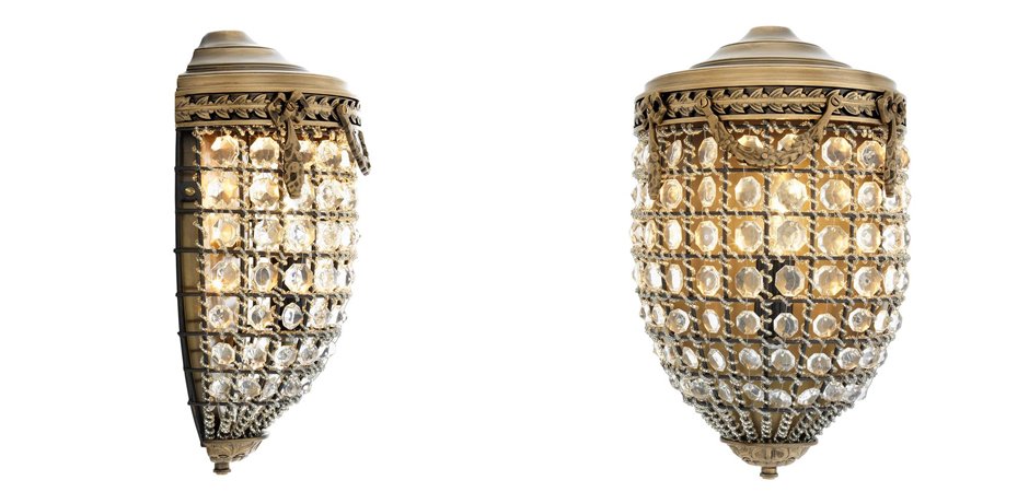 Бра Eichholtz Wall Lamp Emperor Brass - Loft-Concept в Челябинске