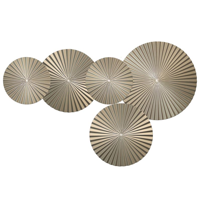 Арт-объект Apollo Champagne Wall Plaque Disc 5 Золотой Шампань Арт-объект Apollo Champagne Wall Plaque Disc 5 Золотой Шампань в Челябинске | Loft Concept
