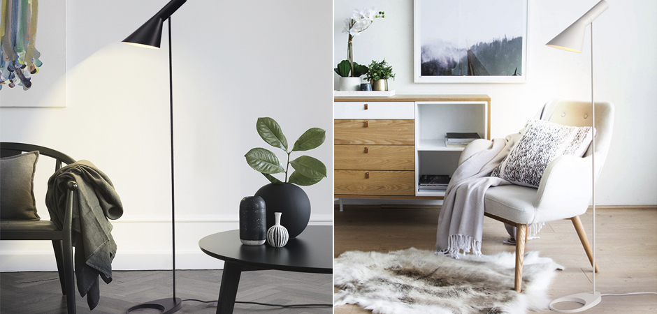 Торшер AJ Floor Lamp Black Торшер AJ Floor Lamp Black - Loft-Concept в Челябинске