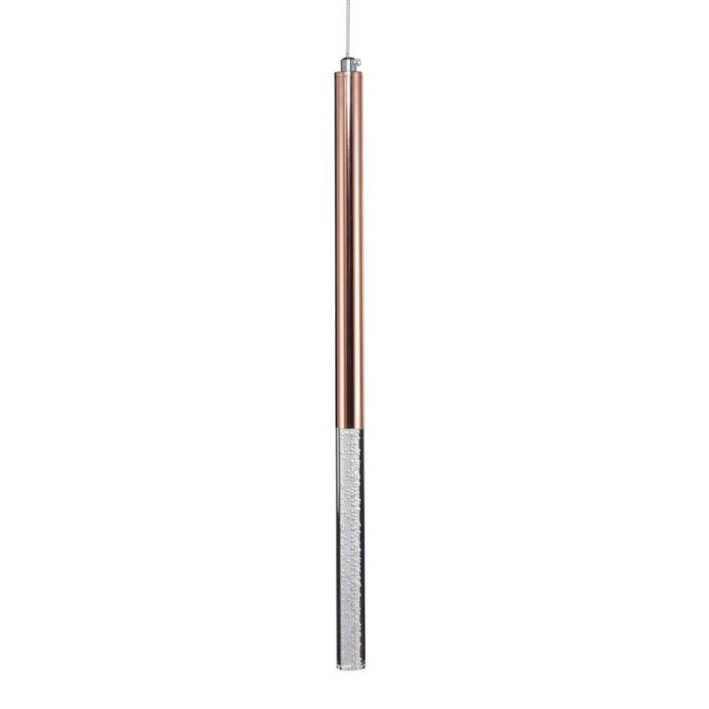 Подвесной светильник Trumpet tube boiling pink gold Розовое золото Прозрачный Подвесной светильник Trumpet tube boiling pink gold Розовое золото Прозрачный в Челябинске | Loft Concept