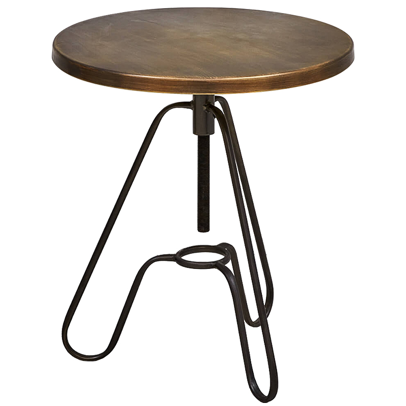 Приставной стол Grechen side table Бронза Черный Приставной стол Grechen side table Бронза Черный в Челябинске | Loft Concept