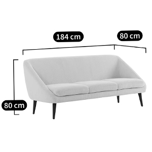 Трехместный диван с обивкой из велюра Belanger Sofa Трехместный диван с обивкой из велюра Belanger Sofa в Челябинске