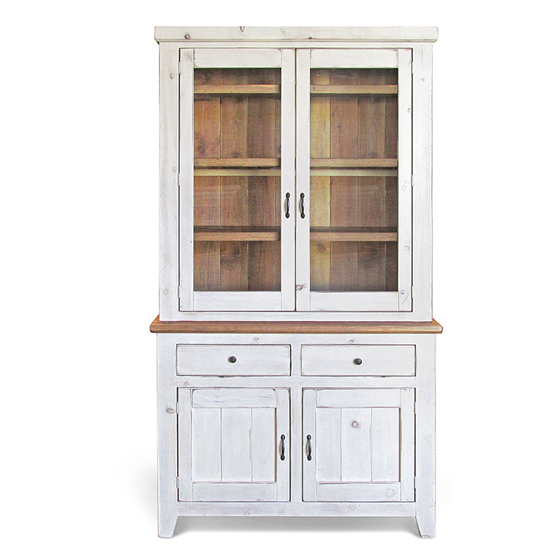 Шкаф Lettera Provence HARMONIE Glass Door Белый Древесина Шкаф Lettera Provence HARMONIE Glass Door Белый Древесина в Челябинске | Loft Concept