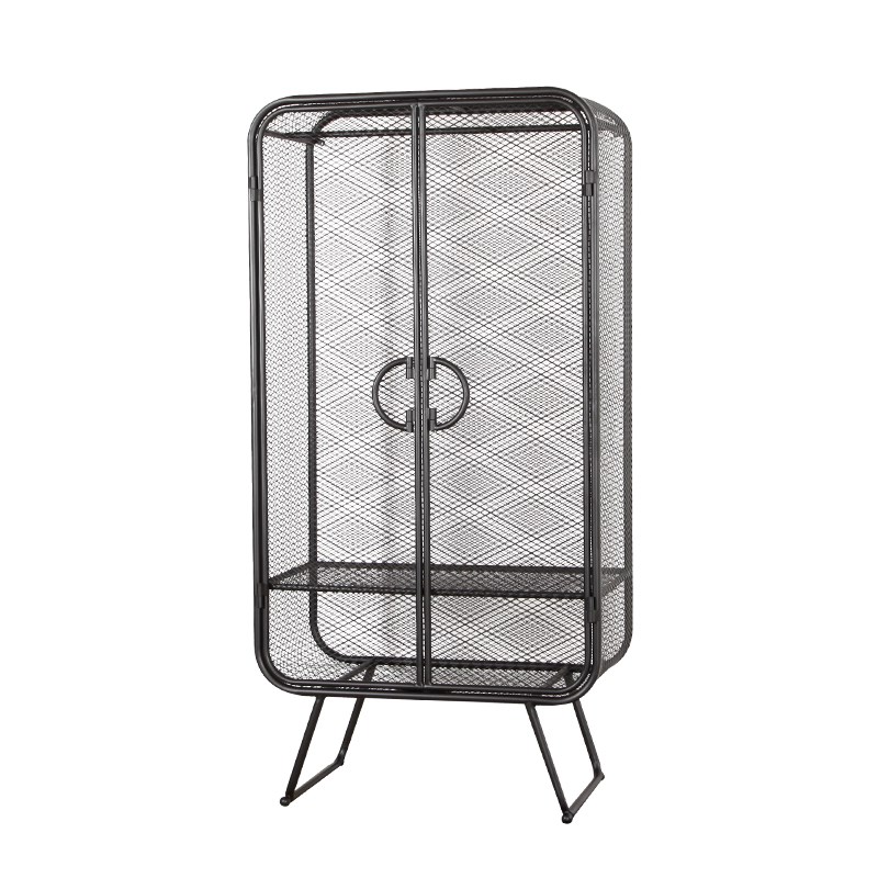 Шкаф Rhombic Grid Wardrobe Black Черный Шкаф Rhombic Grid Wardrobe Black Черный в Челябинске | Loft Concept