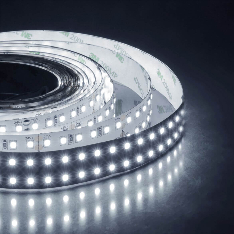 Светодиодная лента 38W/m 240Led/m 2835SMD холодный белый Белый Светодиодная лента 38W/m 240Led/m 2835SMD холодный белый Белый в Челябинске | Loft Concept