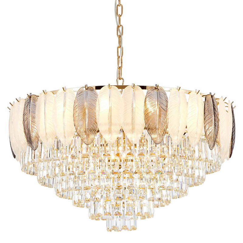 Люстра Crystal in Petals Chandelier 79 Глянцевое золото Люстра Crystal in Petals Chandelier 79 Глянцевое золото в Челябинске | Loft Concept