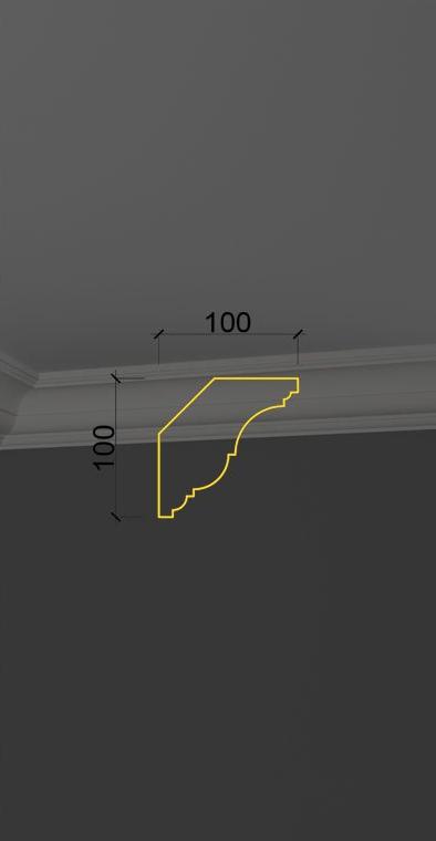 Гладкий карниз KT-10 Гладкий карниз KT-10 в Челябинске