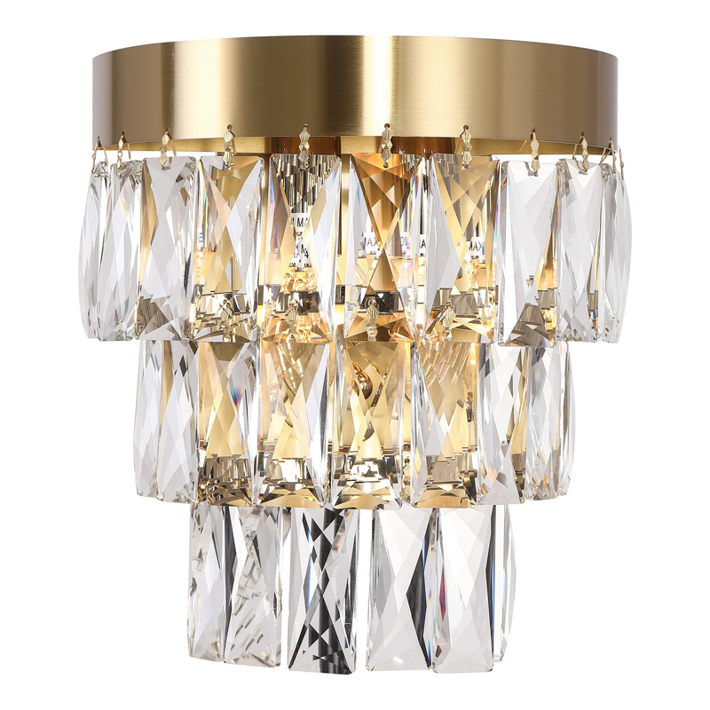 Бра Lunet Sconce Глянцевое золото Прозрачный Бра Lunet Sconce Глянцевое золото Прозрачный в Челябинске | Loft Concept